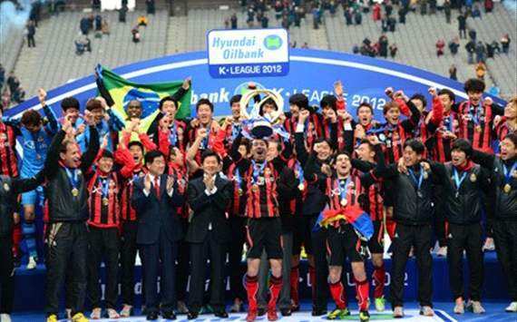 韩国足球甲级联赛的历届联赛及杯赛冠军